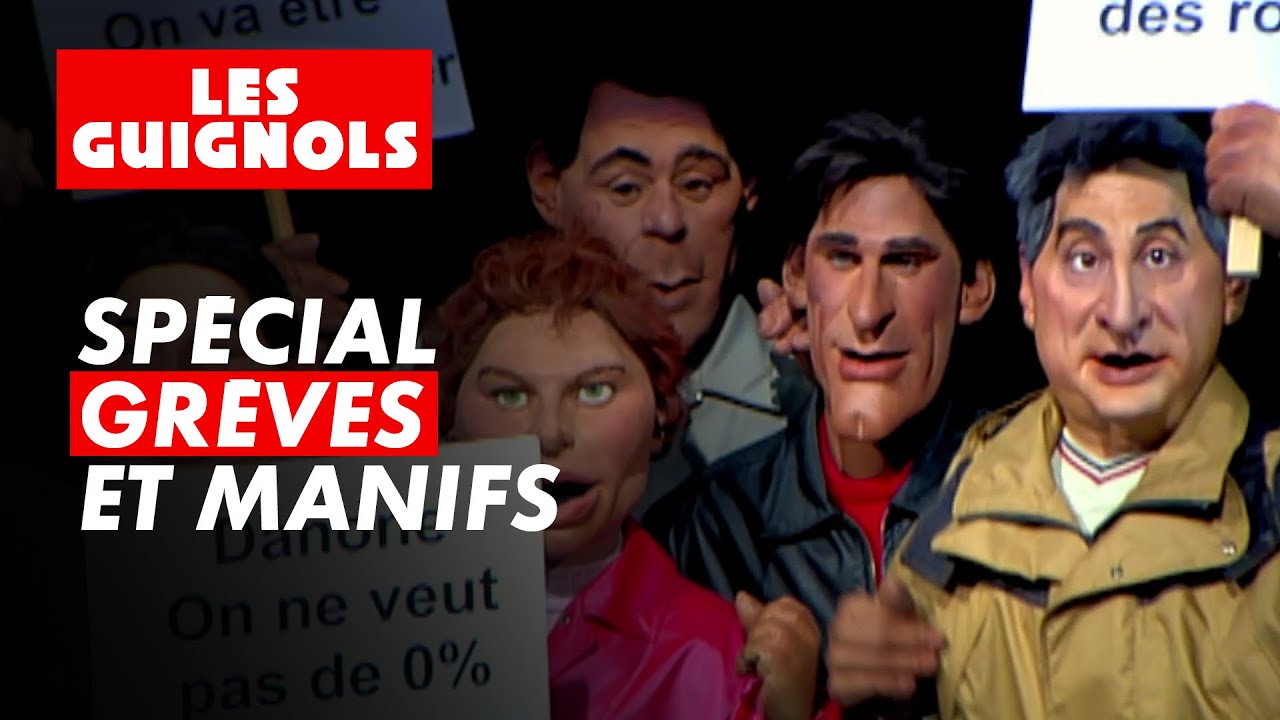 Best-of spécial GRÈVES ET MANIFS - Les Guignols - CANAL+