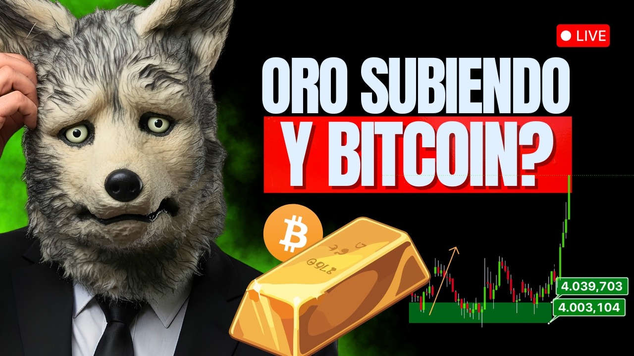 🚨 EL ORO EXPLOTA&hellip; Bitcoin Sigue Lateral! Le Seguir&aacute; la Pauta al Oro y al S&P500?