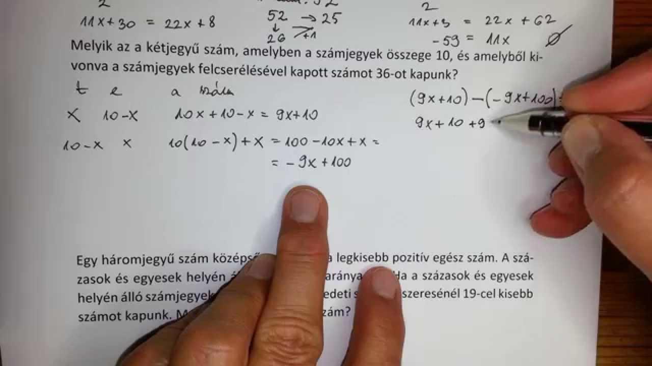 Számok helyiértékével kapcsolatos feladatok II.
