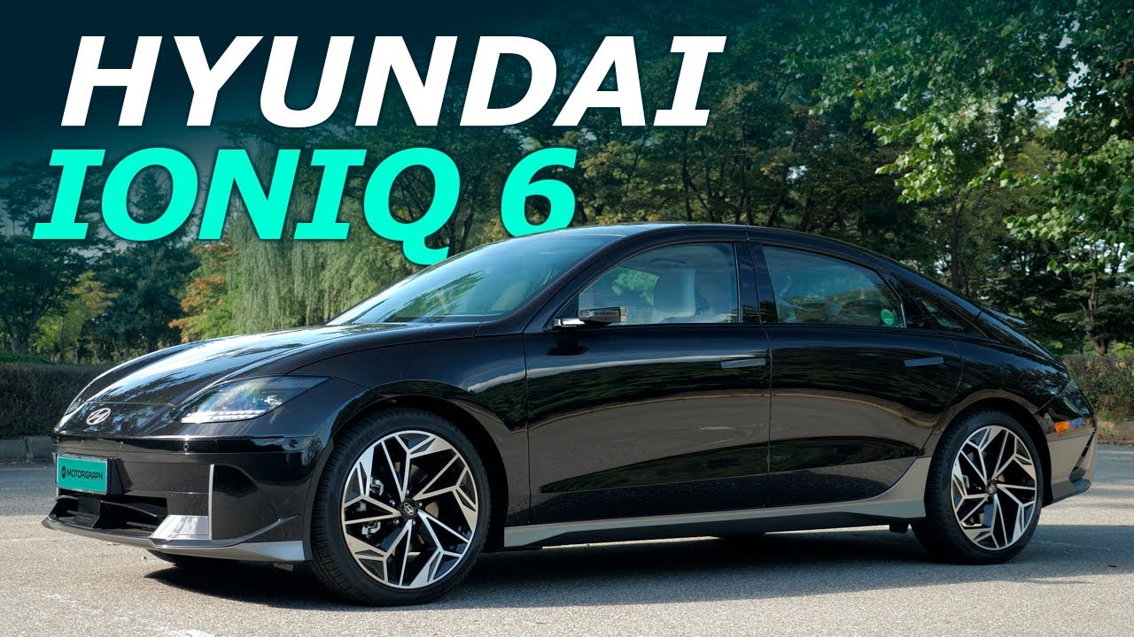 New 2023 Hyundai IONIQ 6 Long Range Close Look "Fluidic Sculpture"