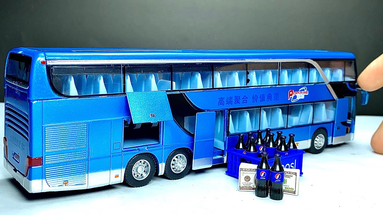 Распаковка самой реалистичной литой модели автобуса Proswon Double Decker 🚎