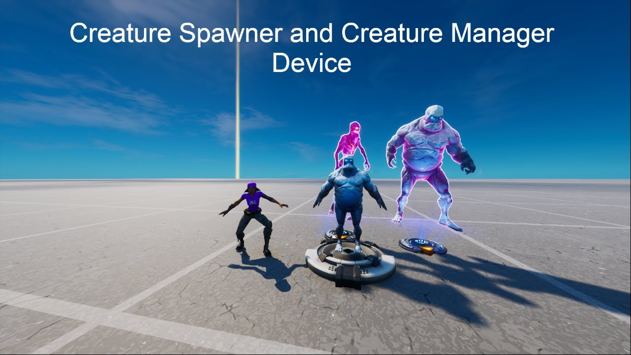 How Do You Use the Creature Manager and the Creature Spawner Devices Together In Fortnite Creative