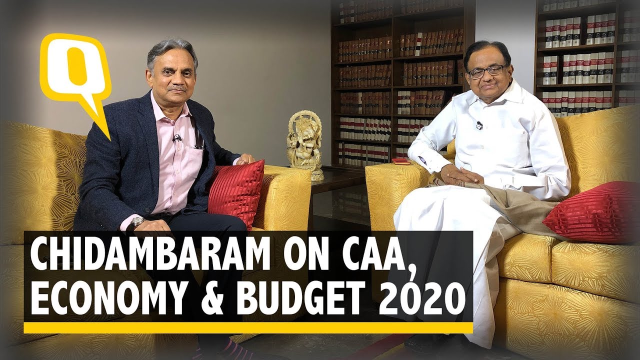 'BJP Thinks Hindutva Wins Polls, Not Economic Policies': Chidambaram | The Quint