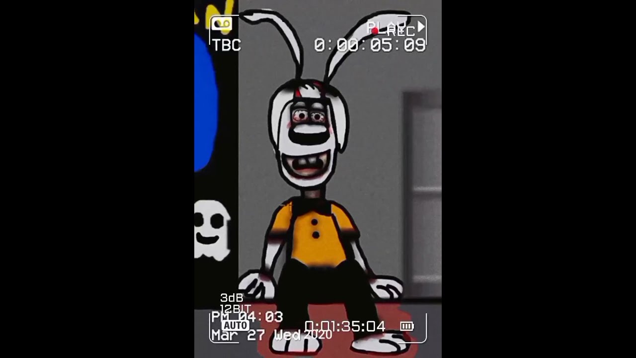 The death of MIȚU MILLER( grey guy)in the Whiskers suit incident,Five nights at cartoons World 4.