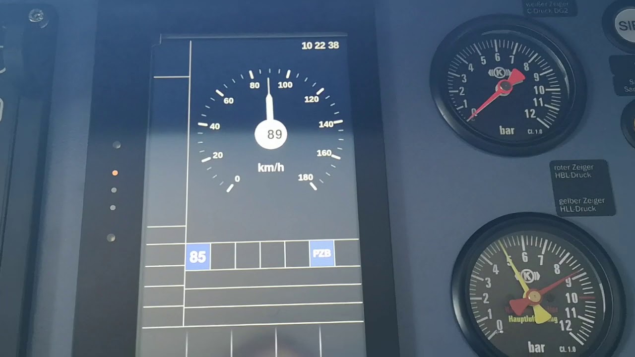 Beschleunigung Alstom Lint 54 (DB BR 622) 0 - 120 km/h