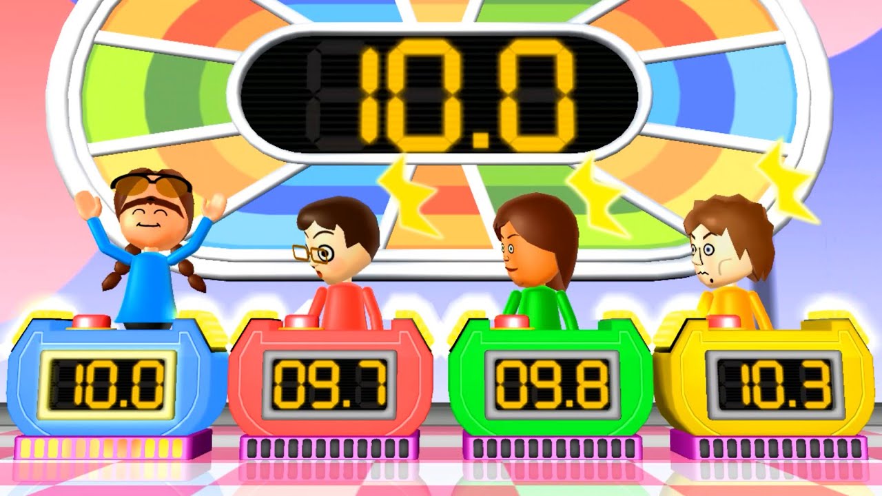 Wii Party Minigames  - Toadette Vs Asami Vs Steph Vs Pierre (Master CPUs)