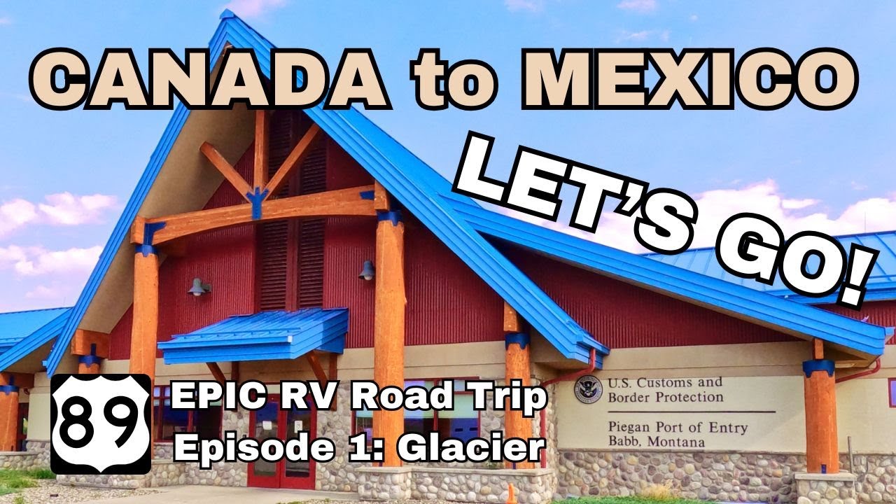 National Park Road Trip Adventure Kickoff! We Explore Glacier's Going to the Sun Road