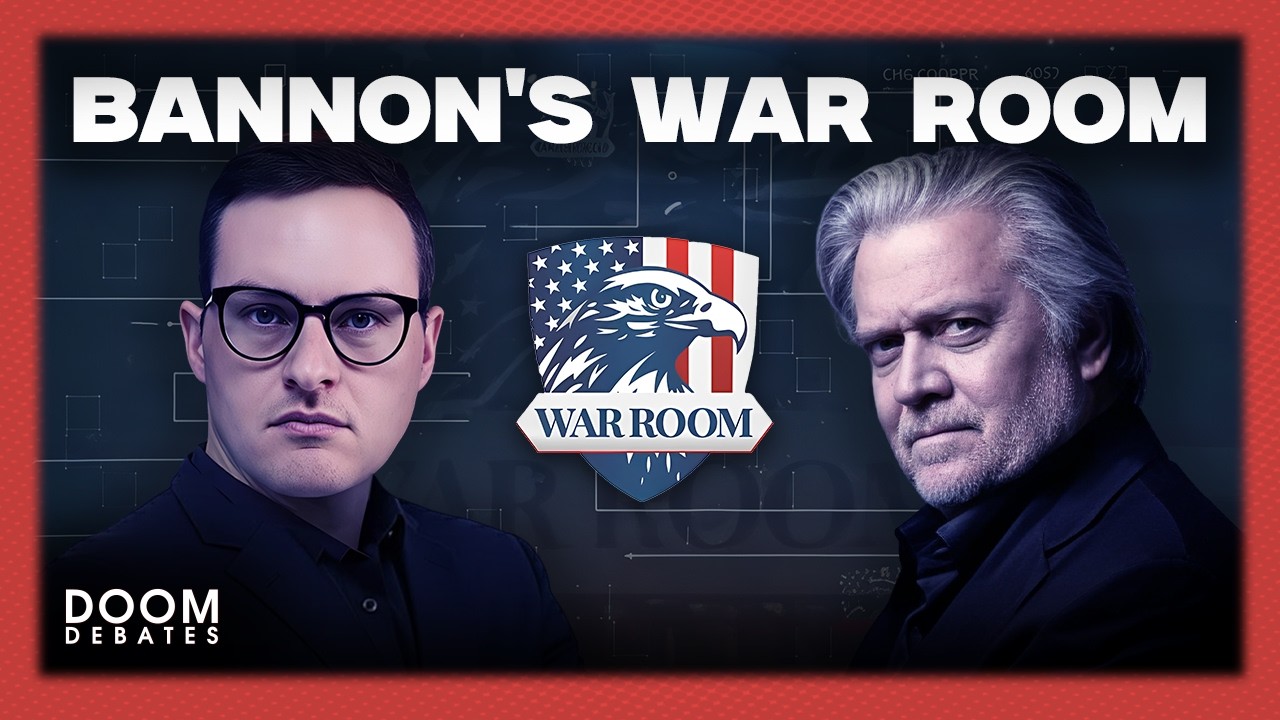STOP THE AI INVASION &mdash; Steve Bannon's War Room Confronts AI Doom with Joe Allen and Liron Shapira