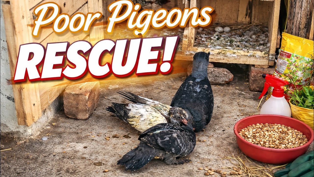 Poor Pigeons Rescue Mission🕊️ | Saving Innocent Lives ? #PigeonRescue#SavePigeons#AnimalRescue #vlog