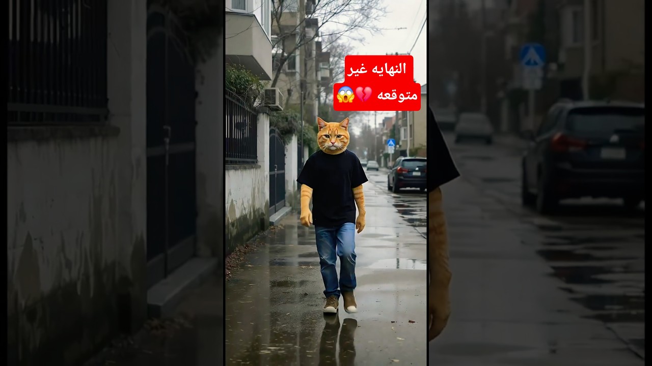 القط مياو فقد كل حاجة فجأة... بس النهاية قلبت كل التوقعات!😱🔥.#ai #cat #cartoon #shorts #مياو #funny