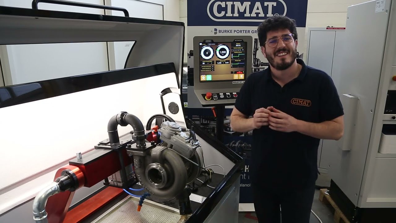 ✅ EN CIMAT: Holset HE500VG actuator calibration and turbocharger testing (5457297)