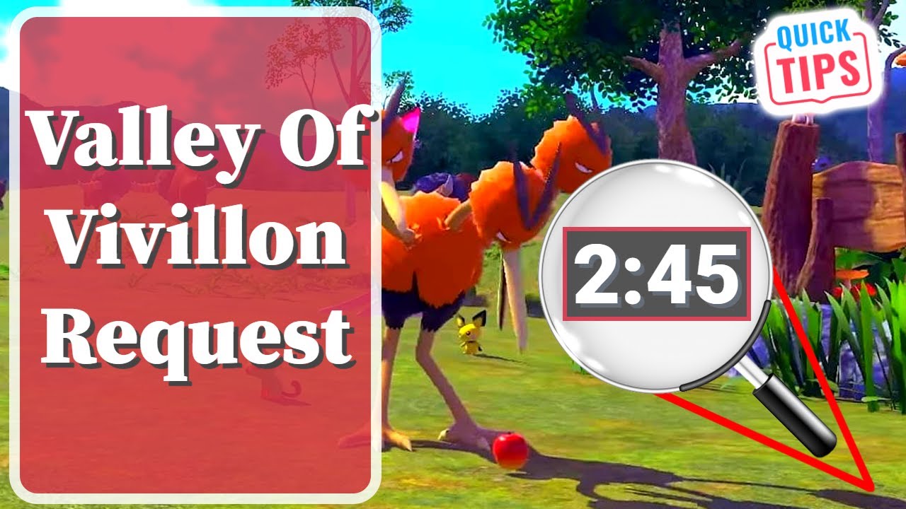 New Pokemon Snap - Valley Of Vivillon - A Guide To Valley Of Vivillon Request