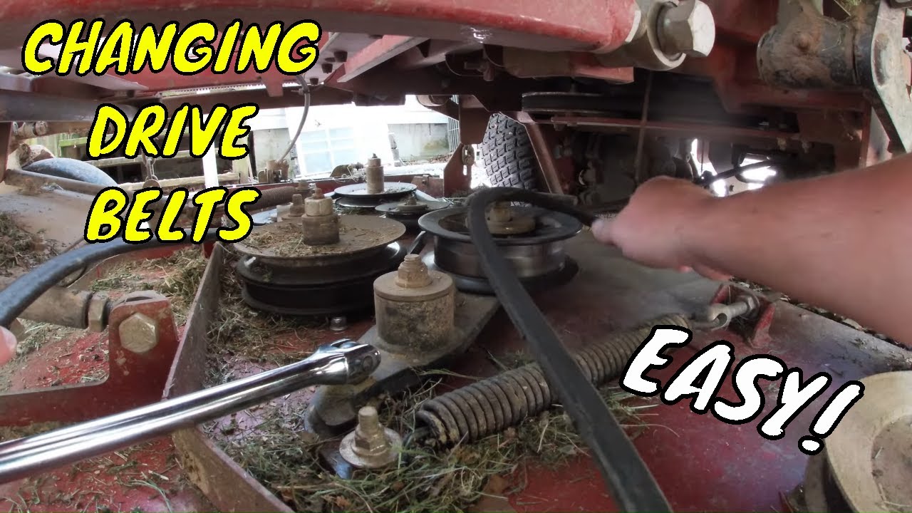 How to Change the deck Drive Belts on the Ferris ISX 2200 Zero Turn Lawn Mower