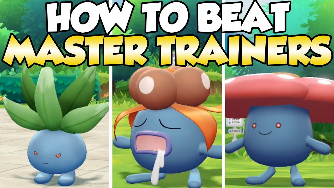 How To Beat Oddish, Gloom,  & Vileplume Master Trainers Guide! | Pokemon Let's Go
