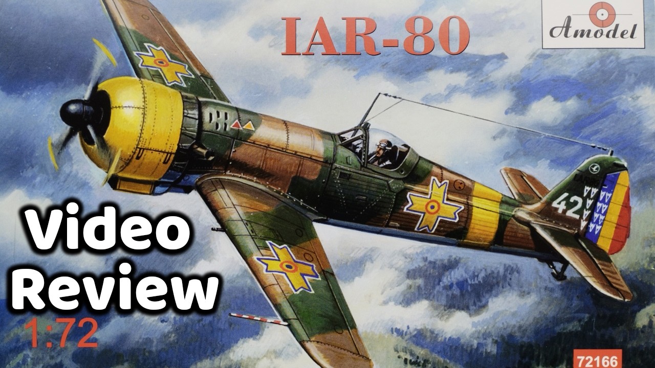 Amodel IAR-80 in 1/72 Scale - Romanian WW2 Fighter (Unboxing)