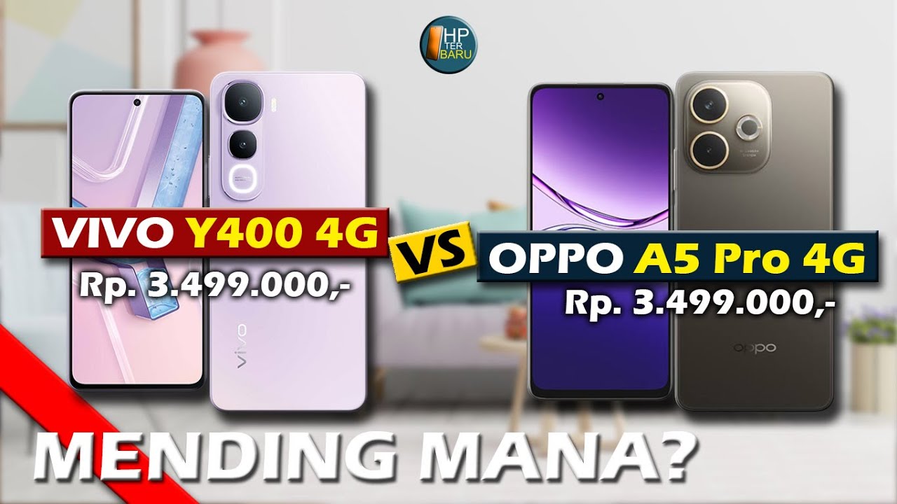 MENDING MANA? VIVO Y400 4G VS OPPO A5 PRO 4G