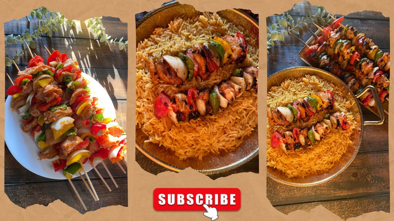 سر شيش الطاووق بطعم المطاعم 🍢 تتبيلة رهيبة ورز وسلطة ولا أروع