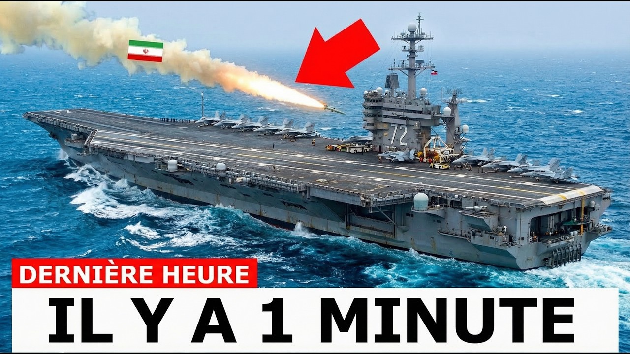 Iran attaque avant l'ultimatum de Trump &mdash; une offici&egrave;re sauve le porte-avions