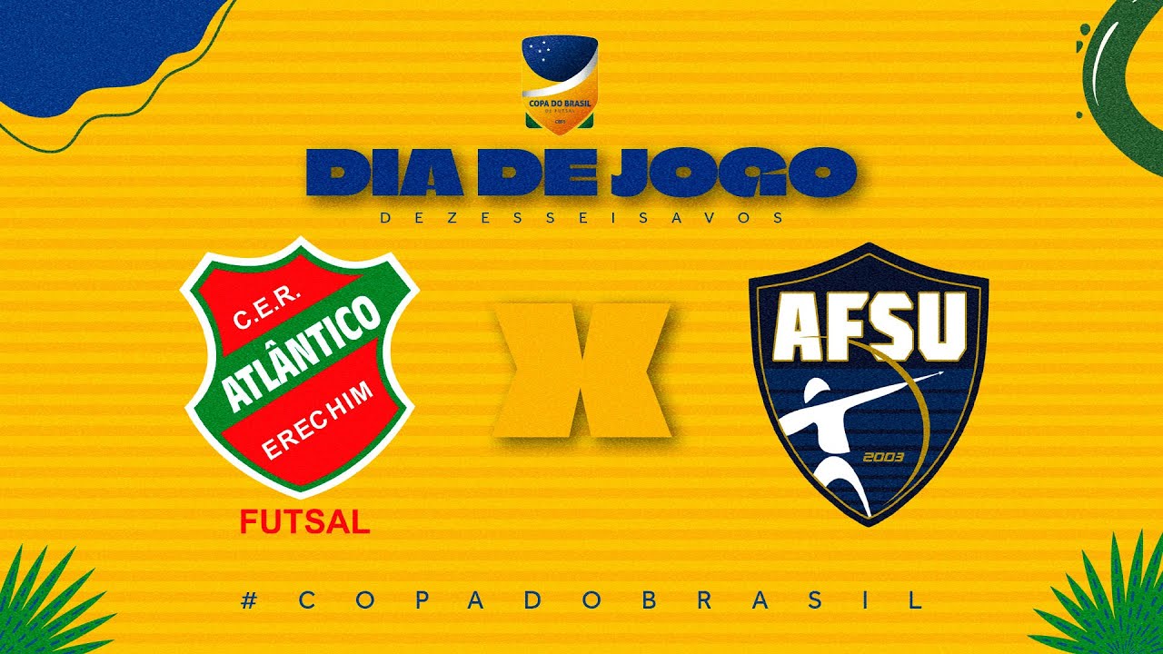 Copa do Brasil de Futsal | Atlântico Erechim x Umuarama Futsal | 16avos volta | Ao Vivo
