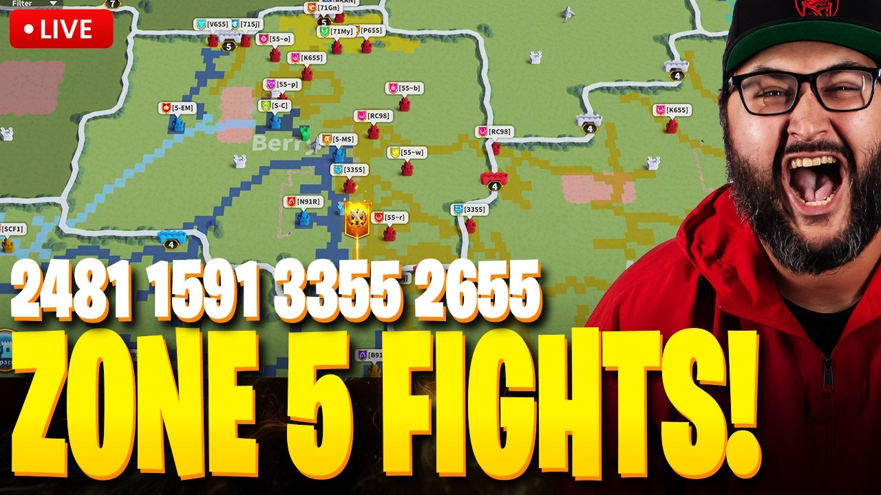 ZONE 5 FIGHTING! | 2481 1591 3355 2655 | Rise of Kingdoms