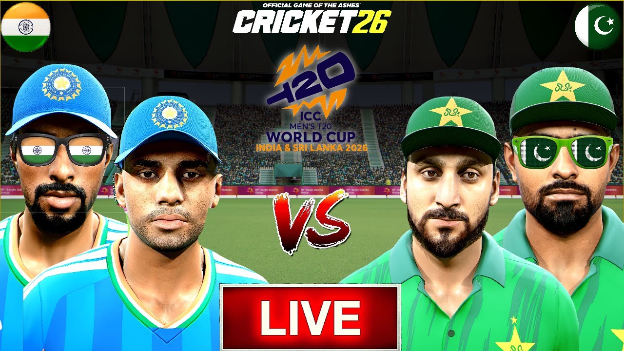 INDIA vs PAKISTAN T20 World Cup 2026 | Cricket 26 Live | Sahilgamers