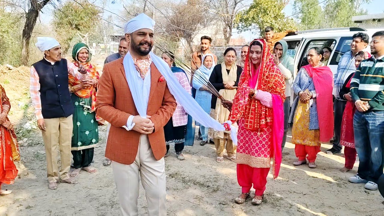 ਛਟੀਆਂ ਖੇਡਣਾ -ਪੰਜਾਬੀ ਸੱਭਿਆਚਾਰ ਦੀ ਇੱਕ ਰਸਮ #punjabiculture #culture #marriage #familyvlog