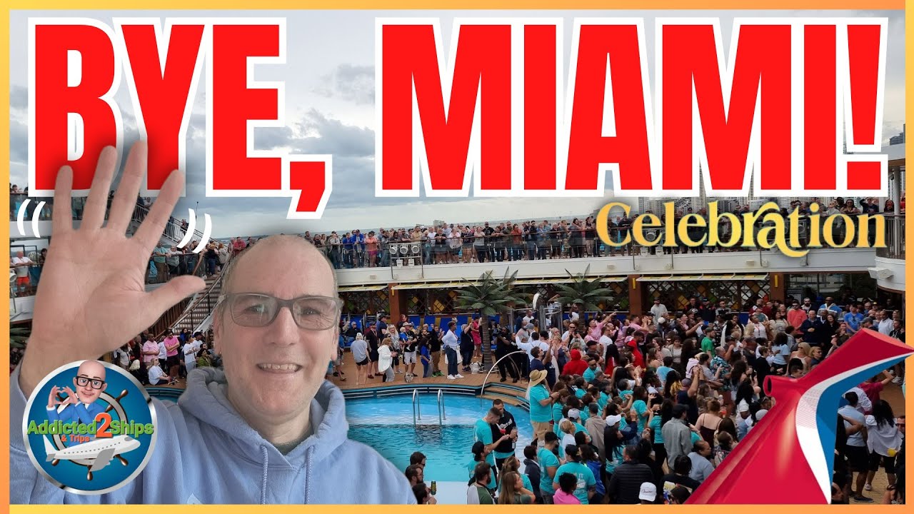 CARNIVAL CELEBRATION CRUISE: - SAYING GOODBYE TO MIAMI! (Ep. 1)