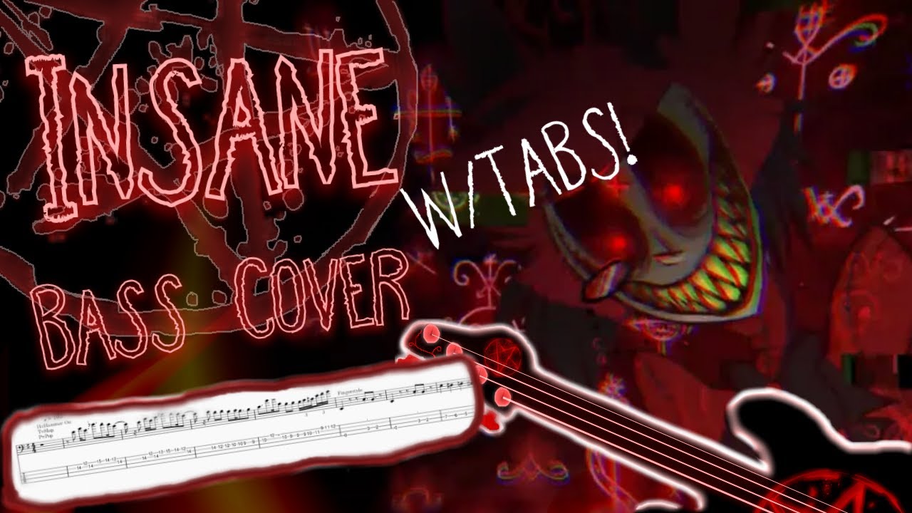 Insane (Hazbin Hotel) // Bass Tabs #hazbinhotel #bass #tabs