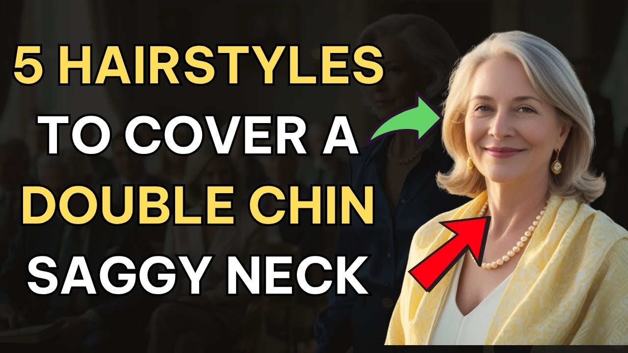 Double Chin or Sagging Neck After 50 NEVER WEAR These 5 Hairstyles! DO THIS INSTEAD