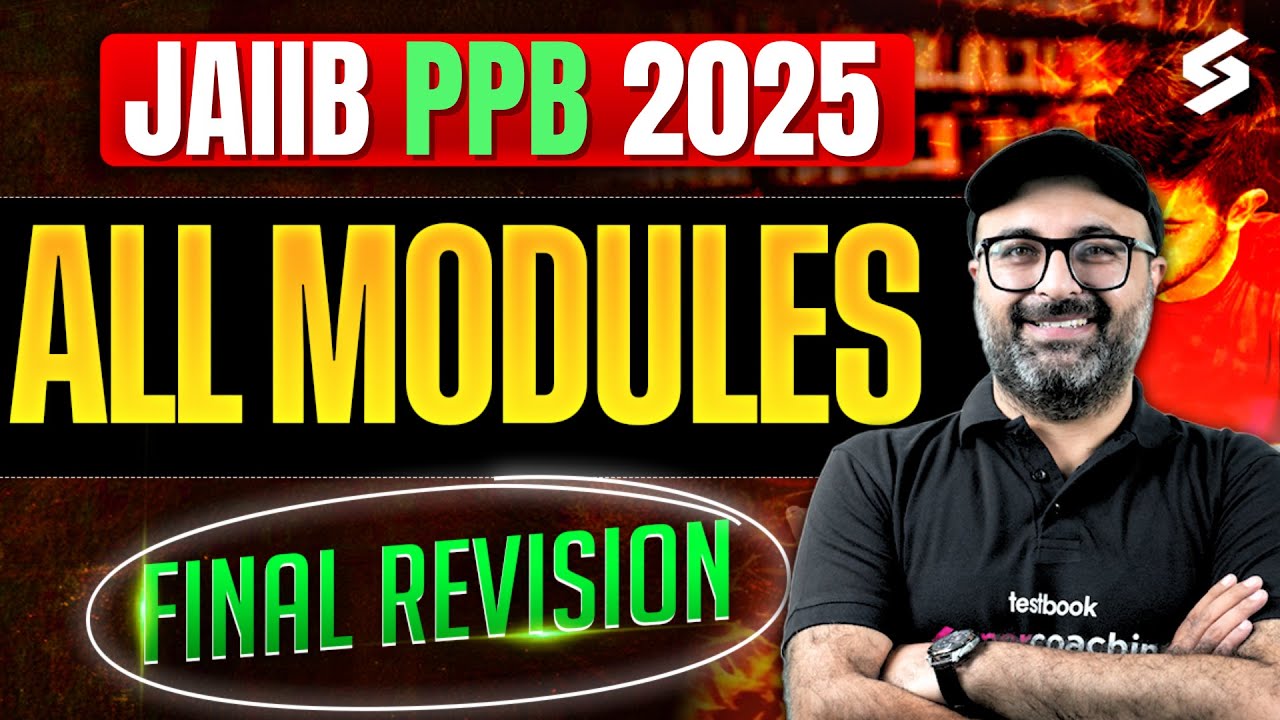 JAIIB PPB Final Revision 2025 | JAIIB PPB Marathon Class | JAIIB PPB Nov 2025 MCQs by Madhav Sir
