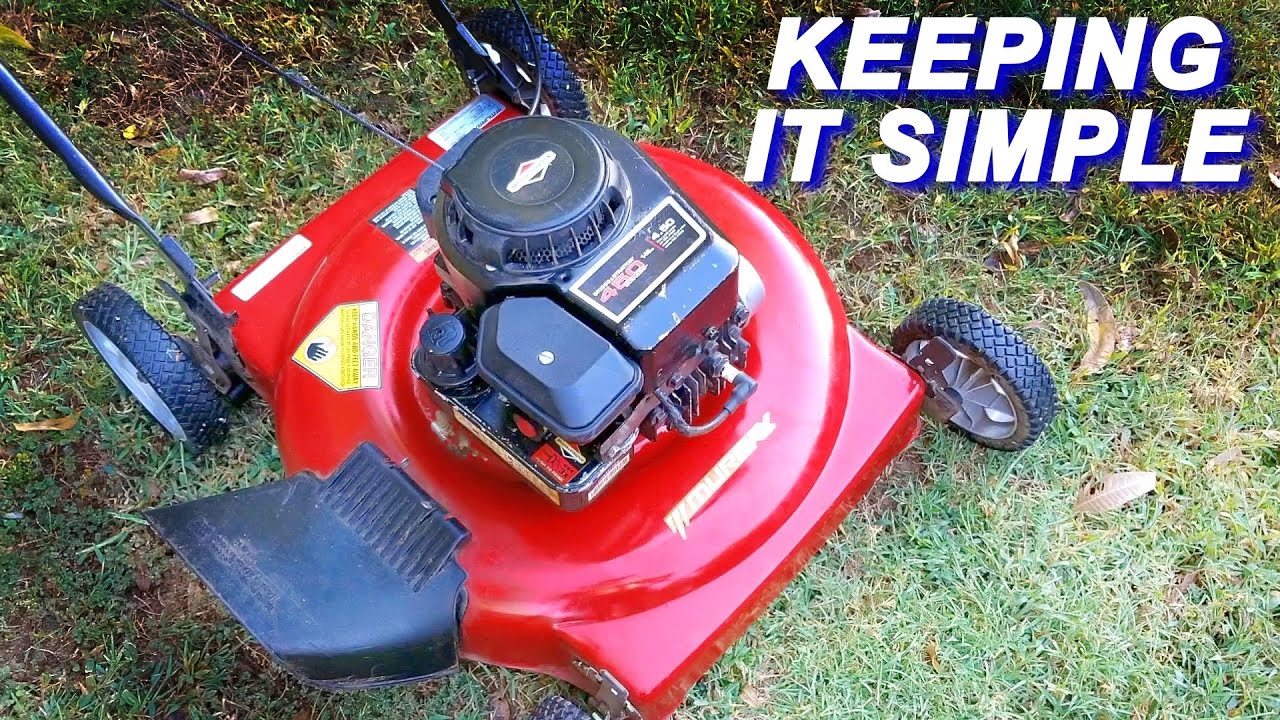 Would You Get A Simple Mower Over One With Self Propel?
