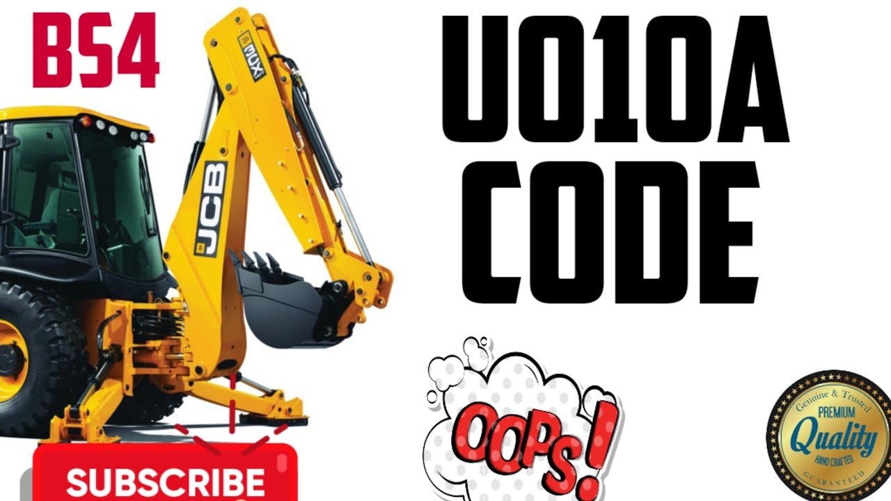 JCB Machine Code U010A 