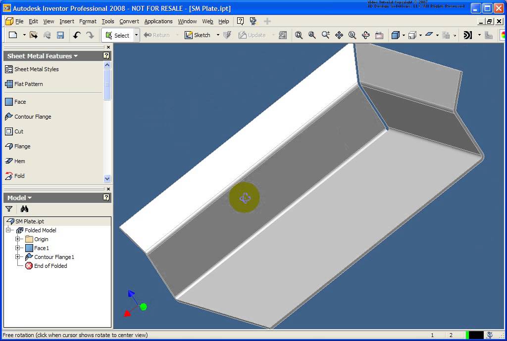 3  Contour Flange tool