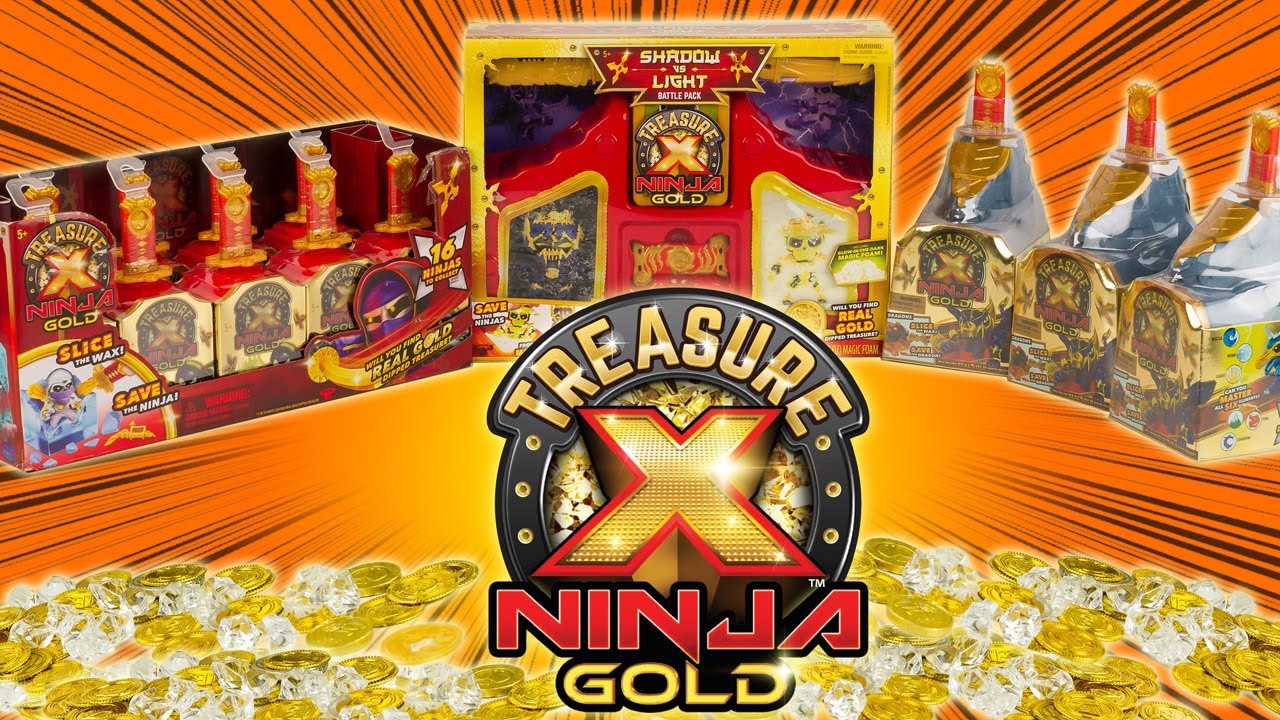 Présentation des Tresor X Ninja Gold ! De l'or, des ninjas et des dragons !