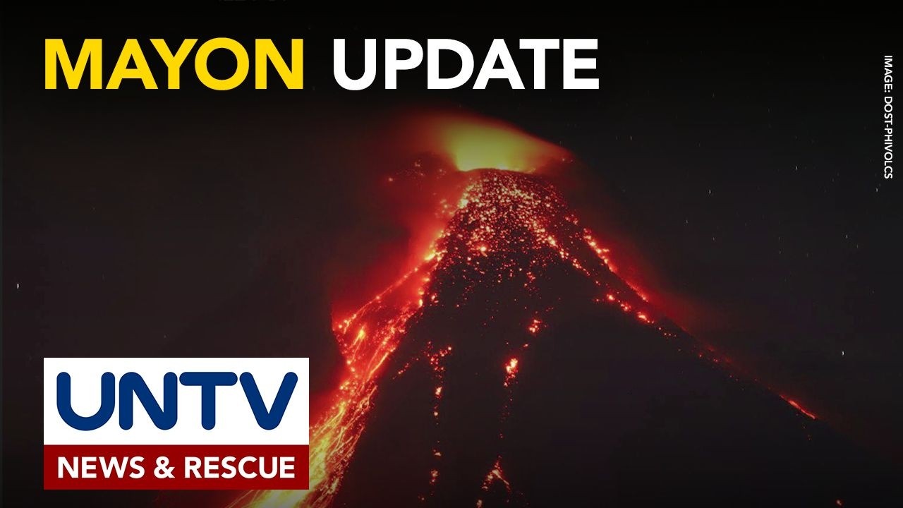 Lava effusion at minor Strombolian activity, muling naobserbahan sa Mt. Mayon