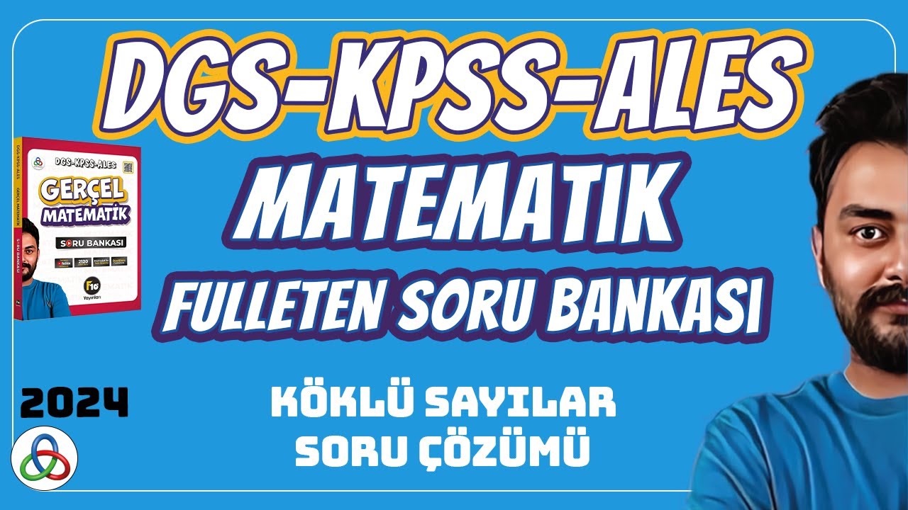 KÖKLÜ SAYILAR SORU ÇÖZÜMÜ | 2026 DGS KPSS ALES MATEMATİK SORU BANKASI
