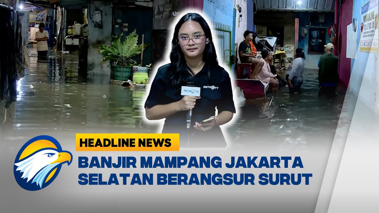 [HEADLINE NEWS 22/01] Mampang Jakarta Selatan Masih Terendam Banjir Setinggi 90 Cm