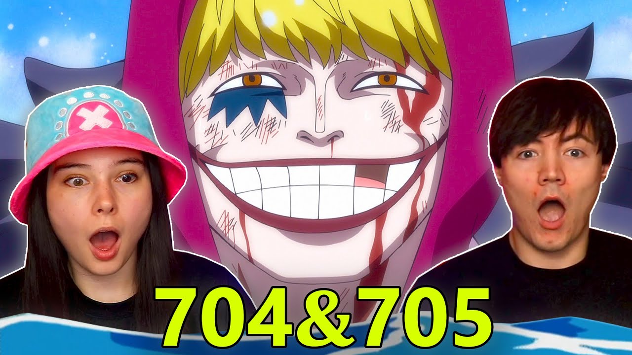 CORAZON'S FAREWELL SMILE! 👒 One Piece Ep 704 & 705 REACTION & REVIEW