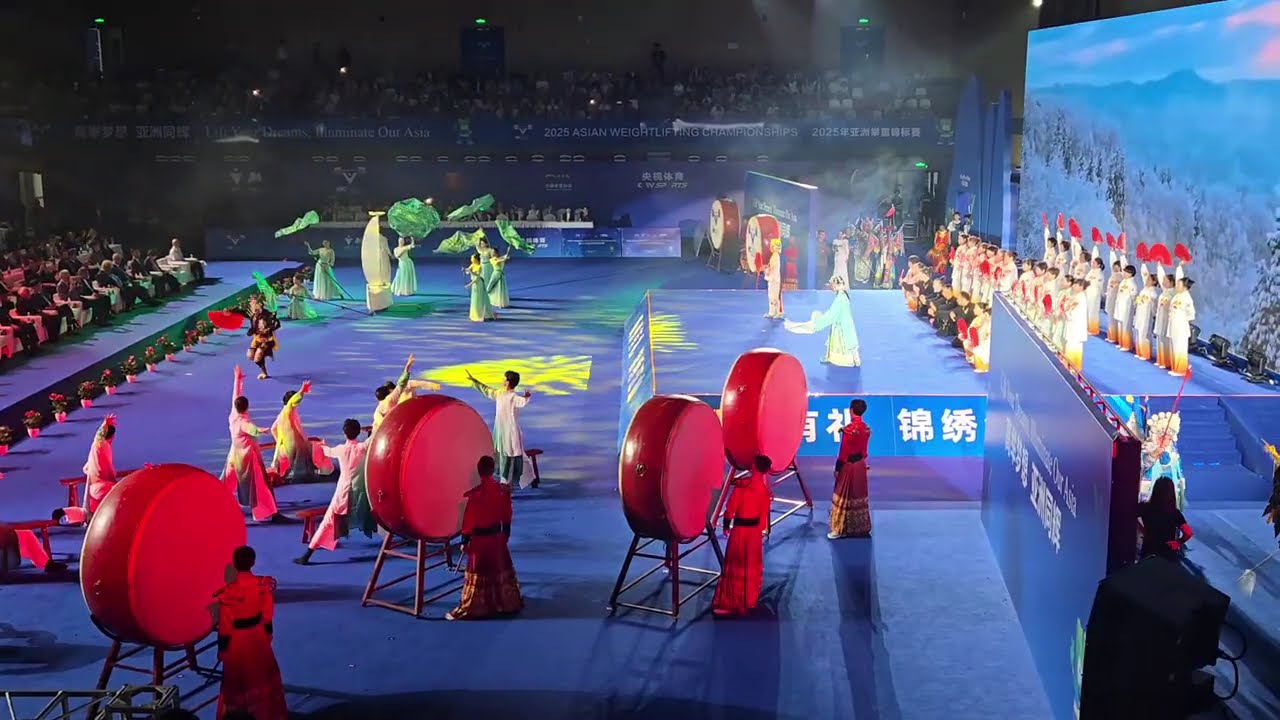 Opening Ceremony 2025 Asian Weightlifting Championship #bulldoggym #kemenporari