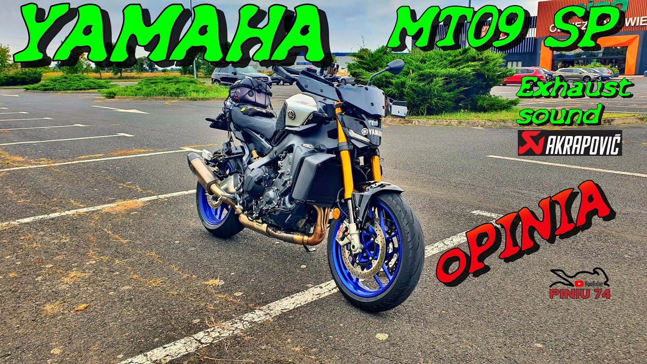 YAMAHA MT09 SP 2024 | Exhaust sound Akrapovic | oPINIA
