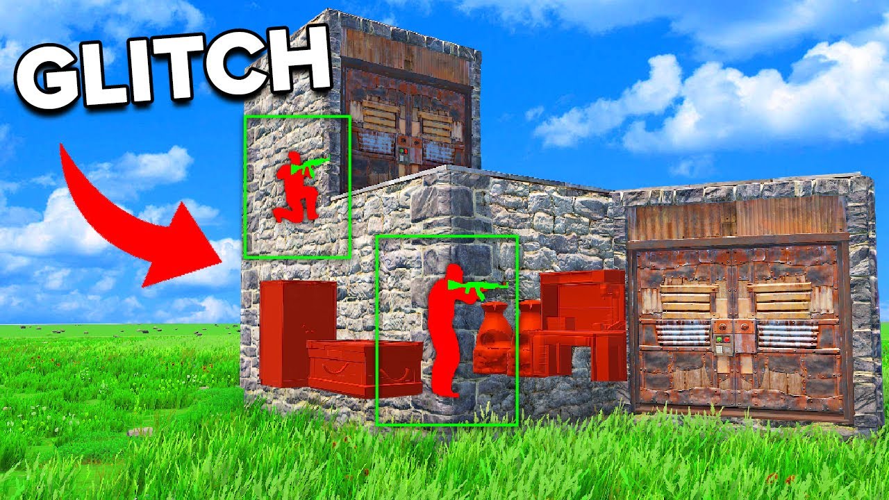Horses STILL let you LOOT through walls... - Rust Glitch