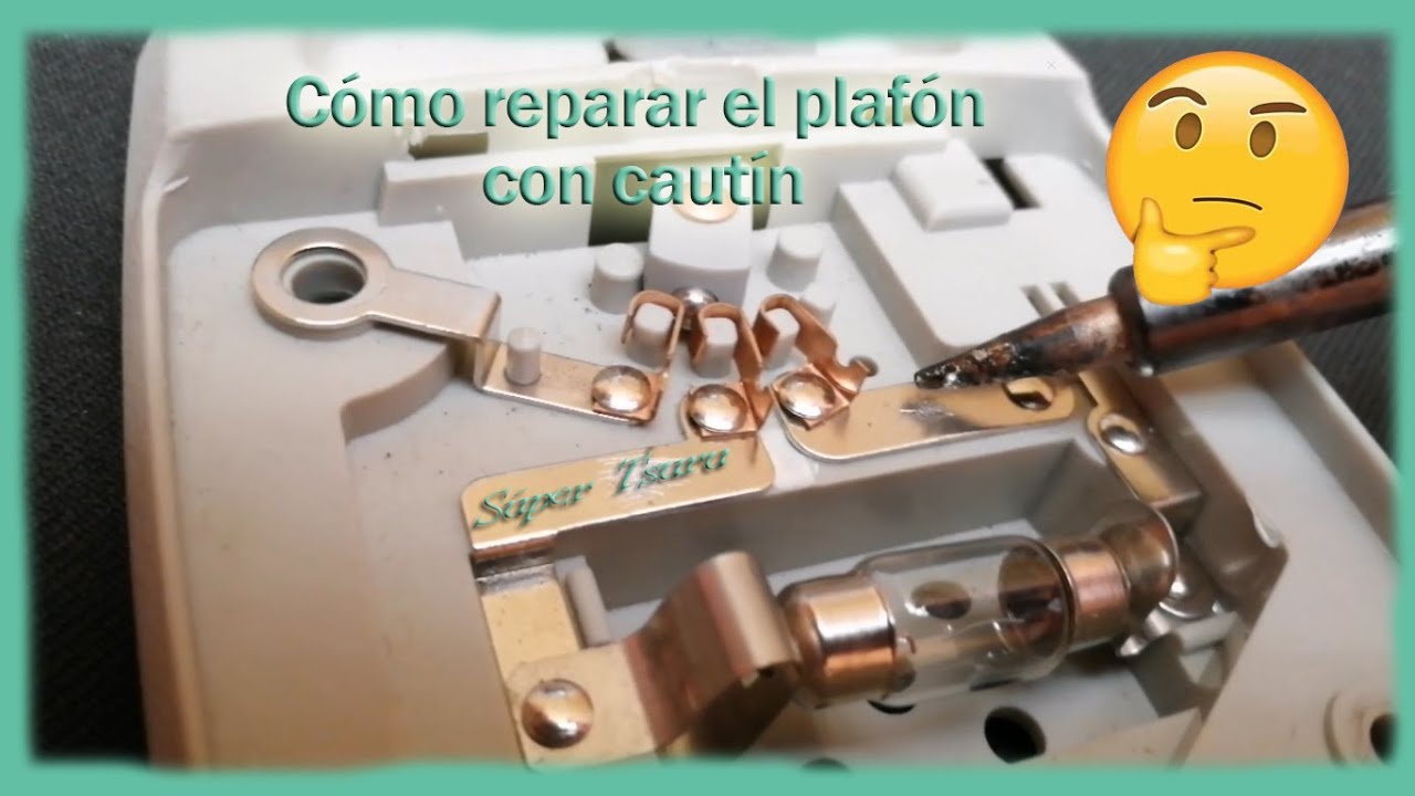Como reparar el plaf&oacute;n y cualquier l&aacute;mina que se haya quebrado
