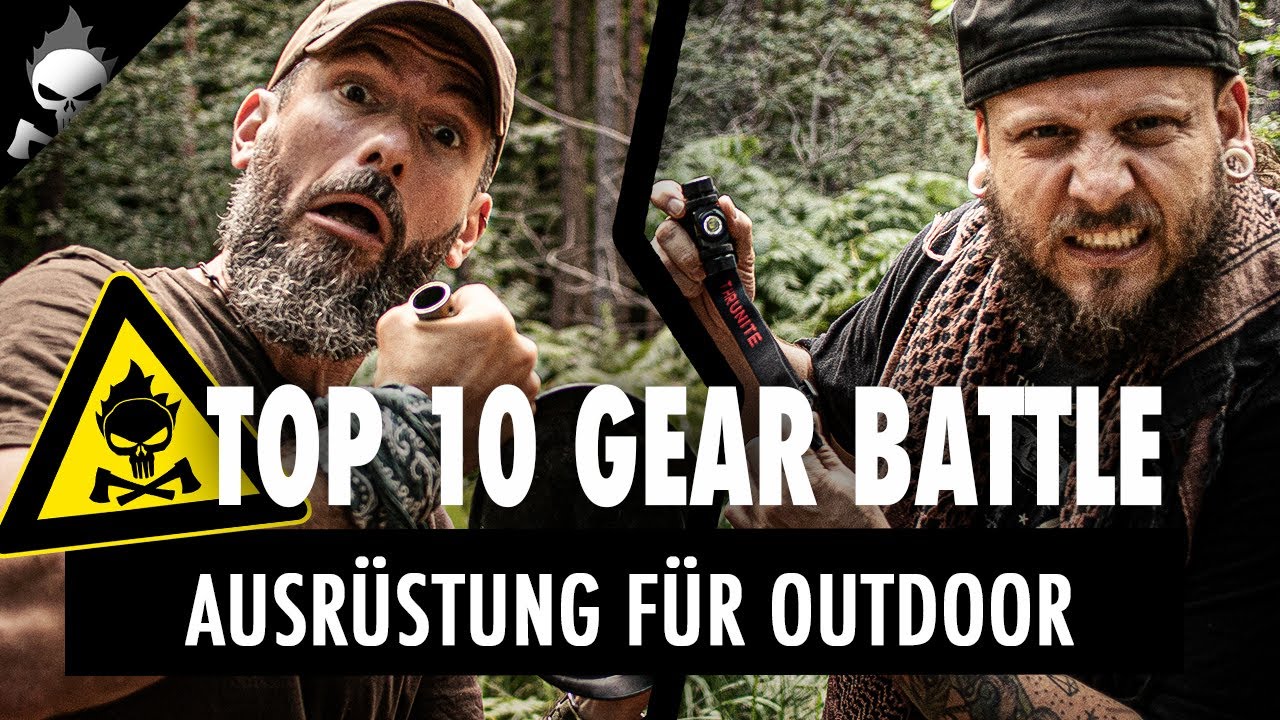 TOP 10 GEAR // Die beste Ausrüstung 2020 für Bushcraft, Outdoor & Abenteuer 😈 AZZE vs SICKY