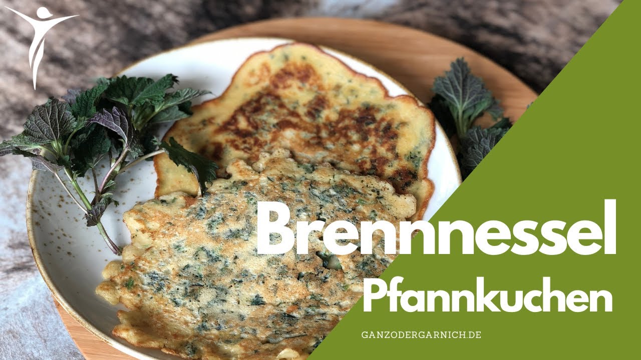 Pfannkuchen mit Brennnessel