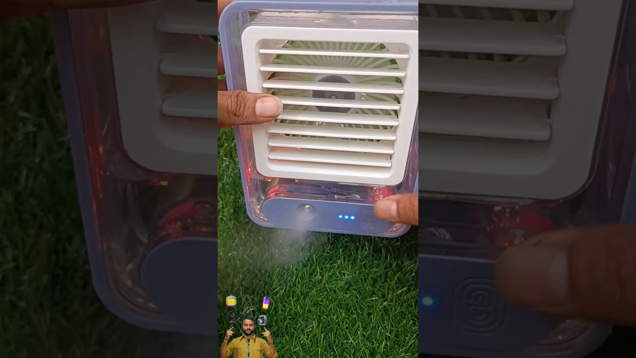 Transparent Spray Mini Cooler  #cooler #minifan #summer #unboxing #shortvideo #shorts