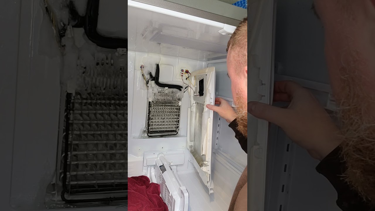 Samsung refrigerator evaporator fan noise/ icing up/ not maintaining a safe temperature fix attempt
