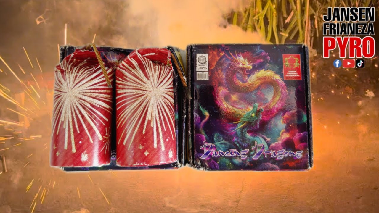 Dancing Dragons by Dragon Fireworks | Salubong 2025 Philippines | New Year's Eve 2025 Philippines