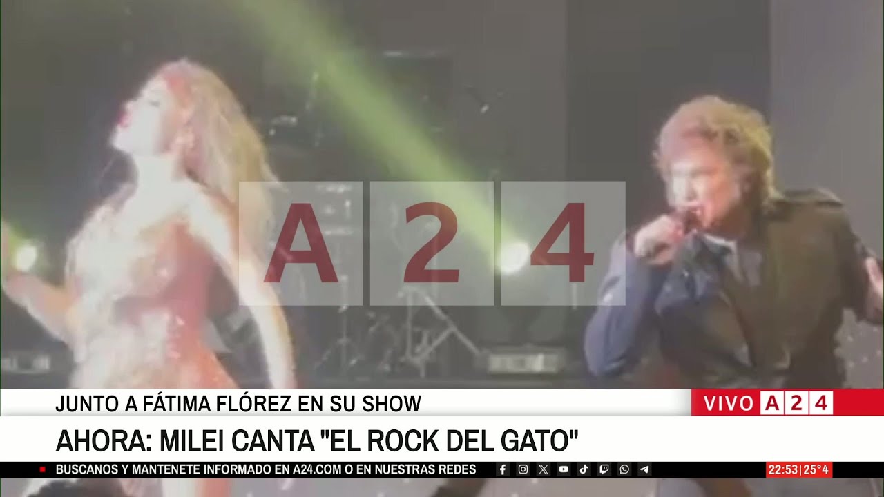 🎙 AHORA: MILEI CANTA 