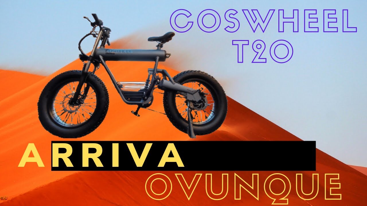 FIGATA EBIKE E-MTB La più bella bici elettrica. COSWHEEL T20 ! La fatbike fuori dagli schemi. ebike