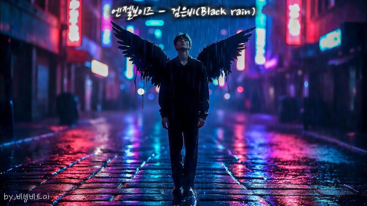 [MV] Black Rain (검은비) | Angel Boys 엔젤보이즈 | Track05. AI K-POP 
